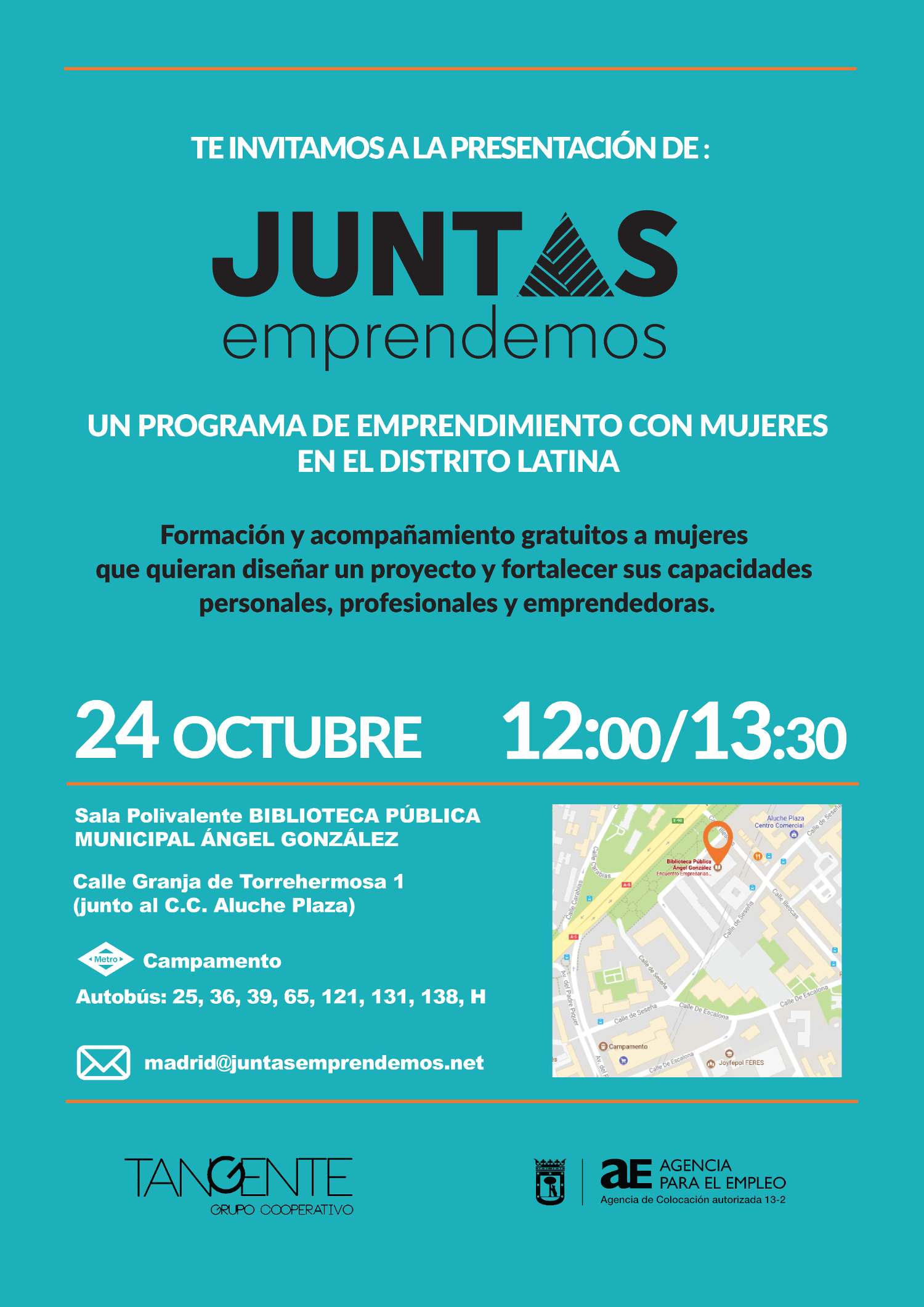 Que Tiempo Hace En Madrid En Octubre Presentación de Juntas Emprendemos Madrid en el distrito de Latina – Juntas  Emprendemos